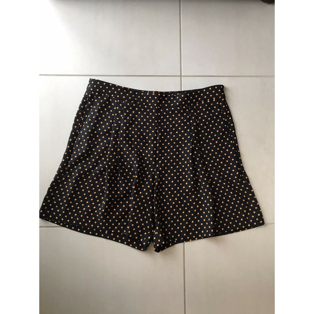Ann Taylor High Waist Pleated Polka Dots Shorts